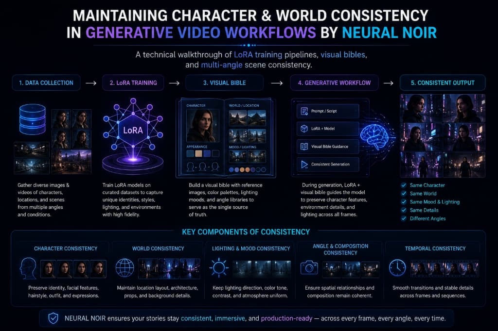 Character and product consistency diffusion architecture diagram